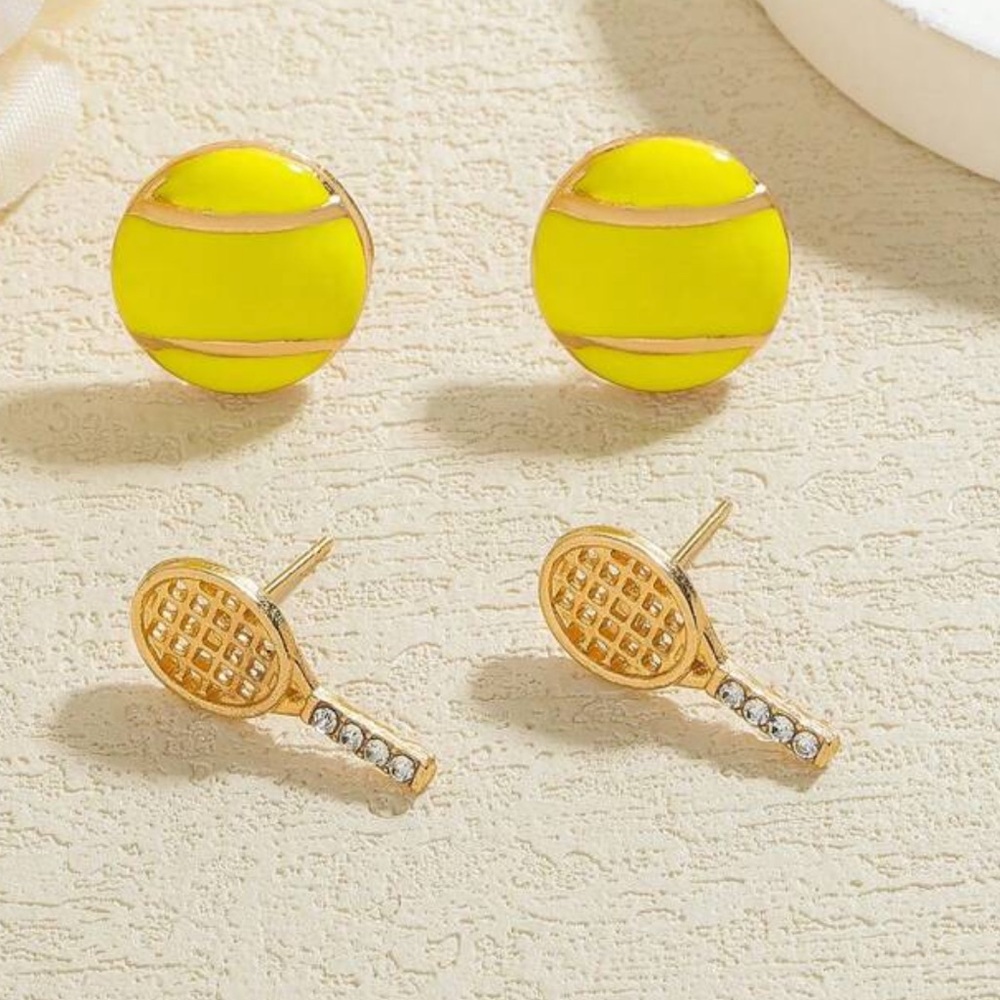 🎾 Tennis Earrings 🎾